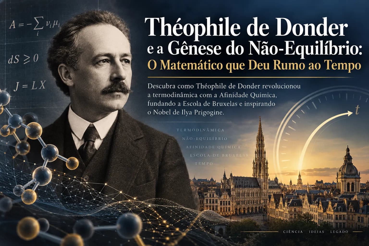 Théophile de Donder e a Gênese do Não-Equilíbrio: O Matemático que Deu Rumo ao Tempo